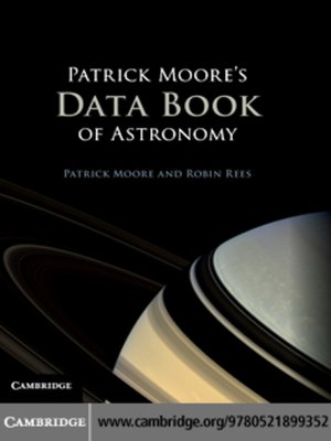 cover image of Patrick Moore's Data Book of Astronomy